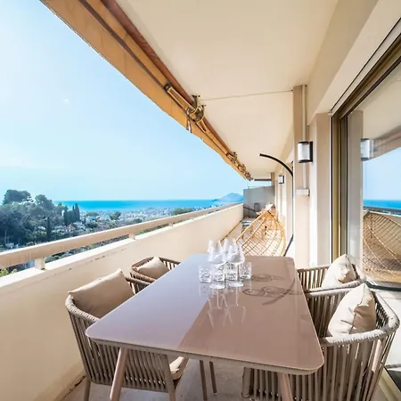Terrasse Vue Baie De Cannes - Welkeys Apartament