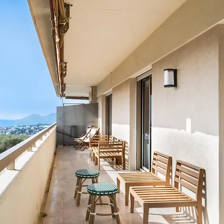 Terrasse Vue Baie De Cannes - Welkeys Le Cannet